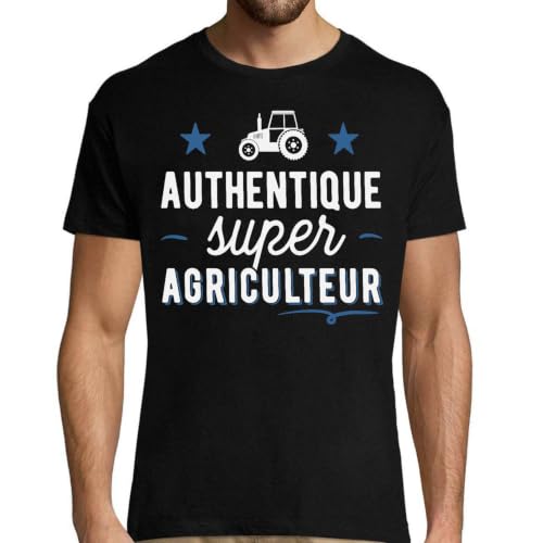 T-Shirt Homme Agriculteur en coton bio imprimé en France