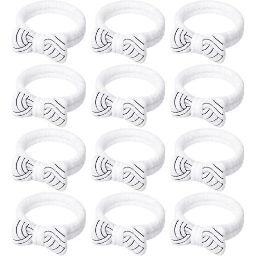 Zeyune Volleyball Makeup Headbands with Removable Bow