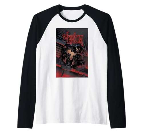 T-shirt Venom Raglan Marvel Comixology idéal pour vos sorties geek et conventions pop culture