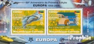 Mosambik block202 2006 50 Years Europe Trade (Stamps for Collectors) Aviation