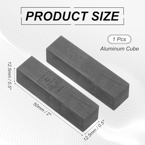 PATIKIL Kohlenstoff Würfel 05x05x2 Zoll C Dichte Stab Hochdichte Element Stab Einzigartiger Metall Würfel Periodensystem Der Elemente Sammlungen Labor Experiment