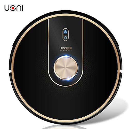 UONI V980 MAX Robot Vacuum Cleaner, Ultra-Thin, Precise Navigation, 2700Pa Super Suction Power, Very Suitable for Pet Hair, Low-Hair Carpets and Most Floor Types