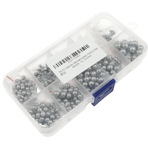 750 PCS Stainless Steel Bearing Balls, Precision Metal Ball