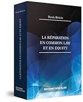 LA REPARATION EN COMMON LAW ET EN EQUITY 2896354883 Book Cover