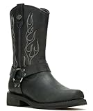 bottes harley-davidson iroquois skull Dessus : cuir pleine fleur Harley-Davidson Bottes Hustin West Western pour homme, noir, 41.5 EU
