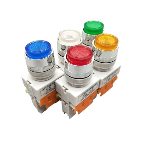 Bouton-poussoir 22 mm LAY37-11DN vert autobloquant 10A haute durabilité