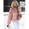 Simplee Women Luxury Winter Warm Fluffy Faux Fur Short Coat Jacket Parka Outwear
