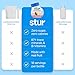 Stur Liquid Water Enhancer | Electrolyte Variety Pack | Naturally Sweetened | High in Antioxidant Vitamin C | Sugar Free | Zero Calories | Keto | Vegan | 5 Bottles, Makes 90 Drinks