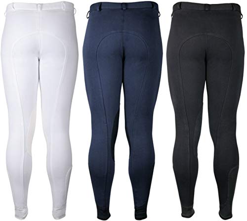 Harry's Horse Beijing II - Pantalones de equitación para Hombre, Mujer, 26000282, Negro, H44