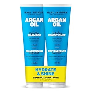Marc Anthony Argan Oil Shampoo & Conditioner – Keratin & Argan Oil – Sulfate Free, Colour Safe Hair Shampoo & Conditioner Gift Set for Hair Shine & Strengthening