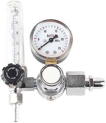 KITANDOVE Durchflussmesser CO2 Regler - Transparent 1/4PT 0.15MPA