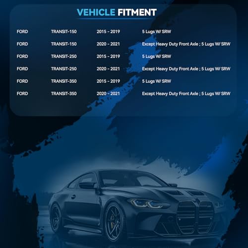 Image of Detroit Axle - Front Brake Kit for 2015-2021 Ford Transit-150 Transit-250