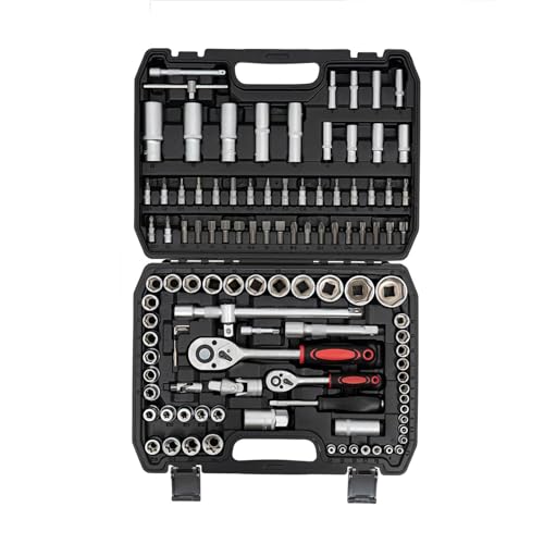 Qualità superiore: realizzato in acciaio al carbonio ad alta resistenza e rifinito con un rivestimento elettrolitico, questo set di strumenti offre una durata eccezionale, resistenza all'usura e protezione contro la corrosione.