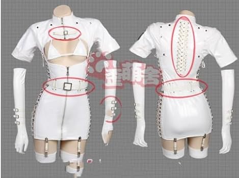 Amazon.co.jp: [HIRA] 暗黒王朝エナメルレザー ダークナース 白