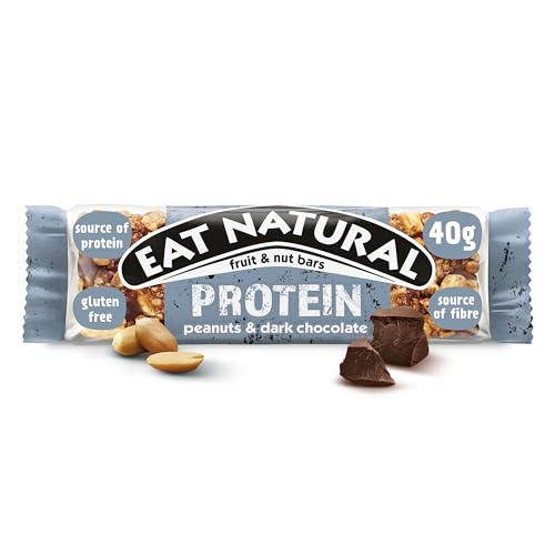 Eat Natural Protein Peanuts & Dark Chocolate Fruit & Nut Bars 12 x 40g