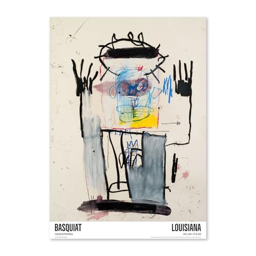 �f���}�[�N ���C�W�A�i�ߑ���p�� �|�X�^�[ Jean-Michel Basquiat - Untitled 1981 A1 59.4×84.1cm