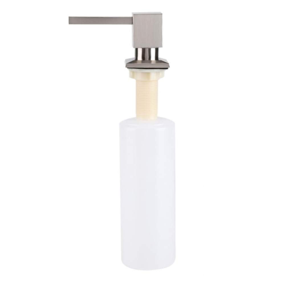 300 ML Distributeur De Lavage À La Main Inoxydable, Acier Tête Évier Savon Liquide/Shampooing Distributeur De Lotion Salle De Bains Cuisine Distributeur De Savon Pompe
