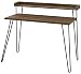 Ameriwood Home Haven Retro Desk with Riser, Walnut