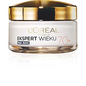 L’Oréal Paris Expert for Age 70+ Nourishing Anti-Age Face Cream for the Night, Mature Skin, Reduces Wrinkles, Skin Thickening, Vitamin B3, Vitamin E, Fig Inherent Inheritance, 50 ml