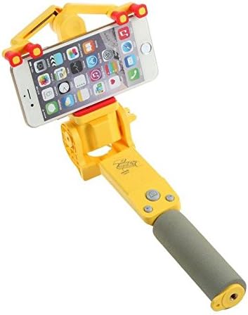 Mashu Mark Automation Rotation Selfie Stick - 360 Degree Angle Adjustable,Self-portrait Monopod Extendable Wireless Bluetooth,Adjustable Phone Holder for Iphone 6s 6 5 5s,Iphone 6 Plus,Android - Yellow