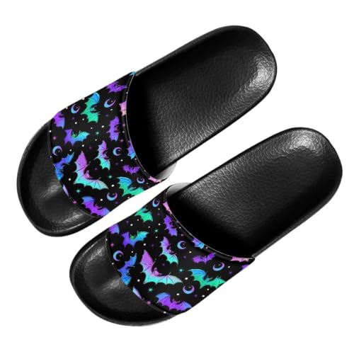 Image of Footwear for Mens Open Toe Athletic Sandals Anti-Slip Sole Slide Sandals Pillow House Flat Shoes Comfortable Slip On Slippers for Indoor & Outdoor