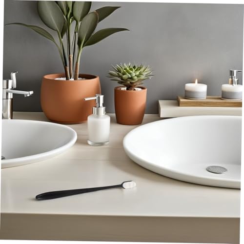 Veemoon 20 Stück Weiche Kunststoff-zahnbürsten für Empfindliches Zahnfleisch Ergonomisch Geformt mit Wellen Flachborsten Manuelle Präzisionsreinigung für Zuhause Reisen Camping und – Bild 6