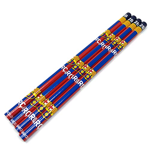 FCBarcelona(FCバルセロナ) 鉛筆4本セット 2B BCN35066 NVYR