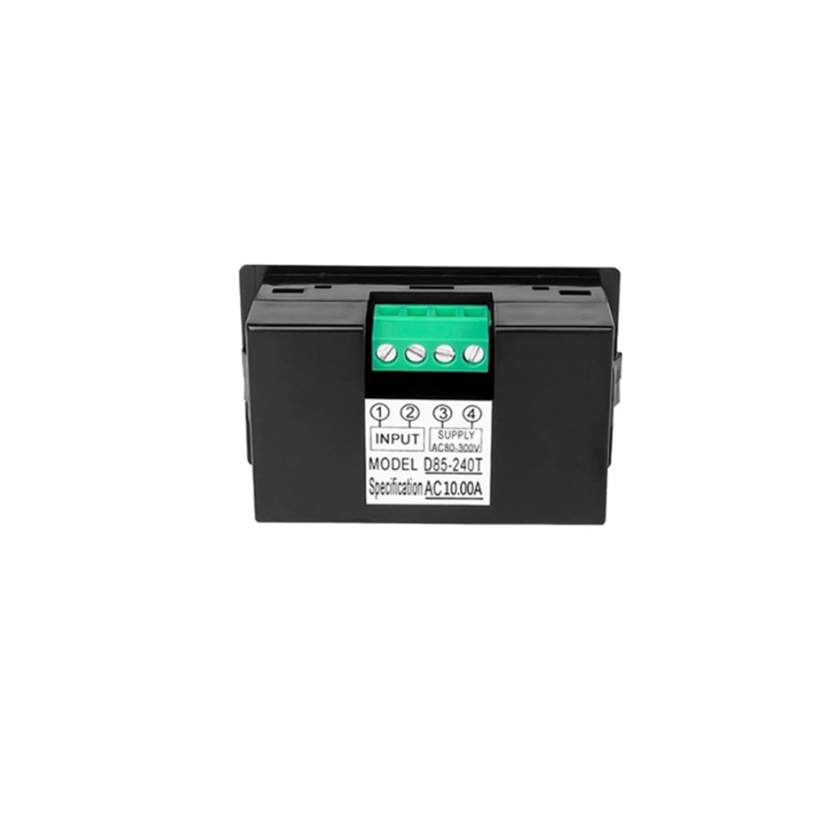 Ampèremètre AC 220V 380V D85-240T : Compteur de courant numérique 10A