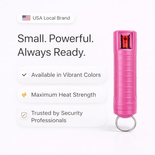 Burn Pepper Spray Keychain