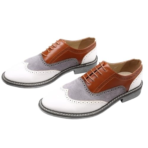 Premium Leather Oxford Shoes for Men Stylish Lace Up Shoes for Office and Formal Events