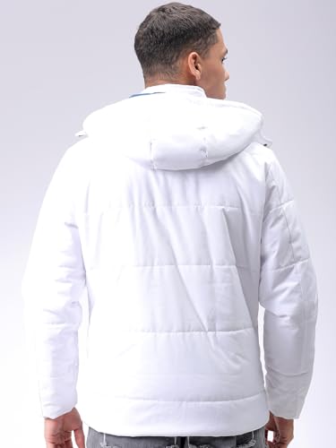 Image of The Indian Garage Co Men Slim Fit Solid Winter Jacket