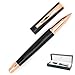 Monteverde Impressa, Rollerball Pen, Black w/Rose Gold Trim