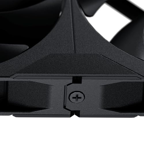 Phanteks M25-120 Fan, High-Airflow Radiator Performance, PWM Control up to 2000RPM, Daisy-Chain Cable, Black (Single)