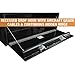 Buyers Products 1702310 Black Steel Underbody Truck Box with T-Handle Latch, 18 x 18 x 48 Inch, Contractor Toolbox With Durable Lock, Job Tool Chest For Storage And Organization