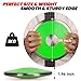 1 kg Sports Training Discus 2 Pcs for Girls Boys School Track and Field, 1kg Nylon Discus with Steel Rim and Center, Men Women Discuses Outdoor Practice Throwing (Green)