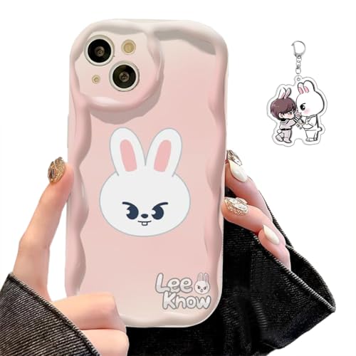 Stray SKZ Kids Phone Case Compatible with iPhone 16/15/14/13/12/11/X/8/7 Multi-Model Kawaii Felix Hyunjin (for iPhone 15,Lee Know)