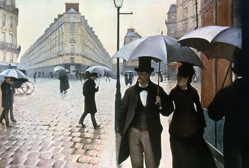Lienzo de Gustave Caillebotte obra Paris Street cuadro de alta definición