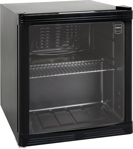 METRO Professional Minibar vitré/Réfrigérateur GPC1046, verre/acier inoxydable, 43 x 48 x 51.5...