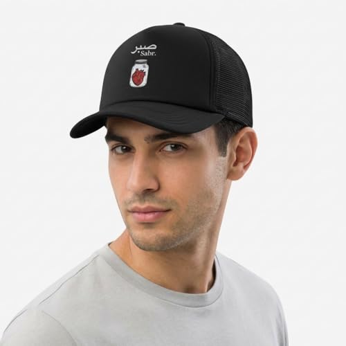 Image of faas Half Mesh Trucker Cap | Unisex Mesh Design | Adjustable Snapback Sports Cap for Men & Women-1pcs