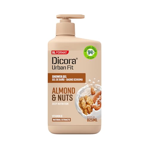 Dicora Urban Fit | Gel de Ducha con Vitamina B Almendras & Nueces...