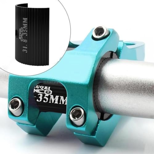 WeddHuis Fahrradlenker Shim Spacer, Bike Vorbau Shims, Universal Fahrrad Lenker Adapter Unterlegscheiben Aluminiumlegierung, Lenkerhülse, Lenkerschaft-Reduzierstück (31,8 auf 35 mm)