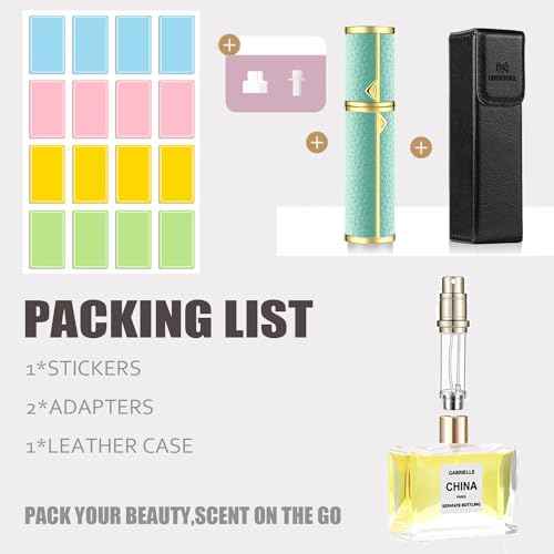 Perfume Atomizer For Travel, Portable Refillable Empty