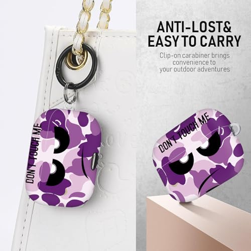 Image of Compatible with Airpods Pro 3 Case(2025),Don't Touch Me for Airpods Pro 3rd Generation Cases Cover with Lanyard Soft Silicone Cute Shockproof Cover for Women Men