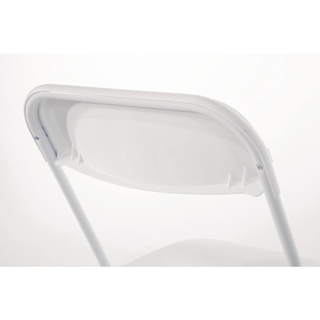 Bolero GD387 Lot de 10 chaises pliantes Blanc