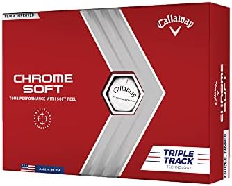 Callaway Golf 2022 Chrome Soft Golf Balls, Triple Track, White