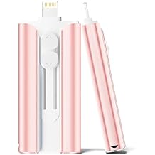 MFi Certified 256GB Flash Drive for iPhone Thumb Drive, USB Memory Stick iPhone Flash Drive Photo Stick for Photos Videos, High Speed External Storage Jump Drive for iPhone/iPad/Android/PCRose Pink