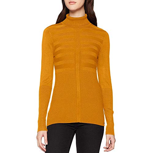 Morgan Pull Fin col roulé MENTOS Pullover Sweater, Arancione (Fauve Fauve), Small (Taglia Produttore:TS) Women's