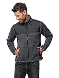 jack wolfskin fleecejacke damen reduziert Melange-Optik Jack Wolfskin Herren Aquila Jacket Fleecejacke, Dark Iron, M