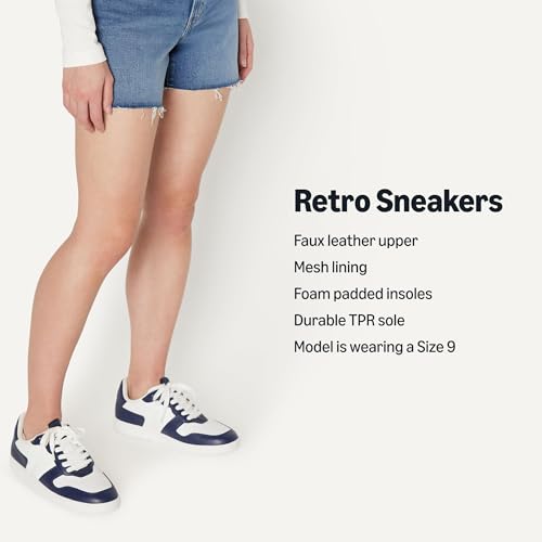 Image of Amazon Essentials Women's Low Top Court Sneakers with Padded Collar