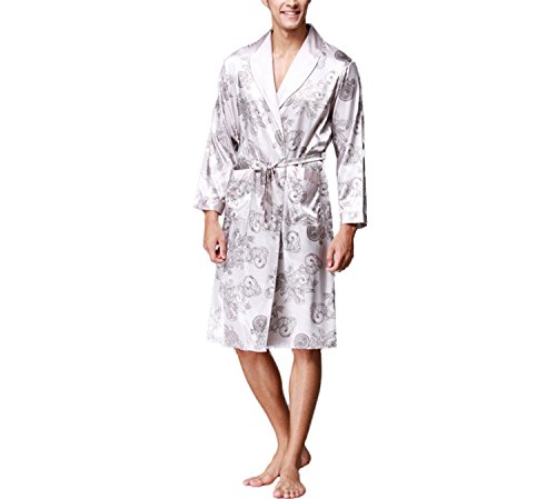 Peignoir de nuit long en satin pour vos matins cocooning à la maison